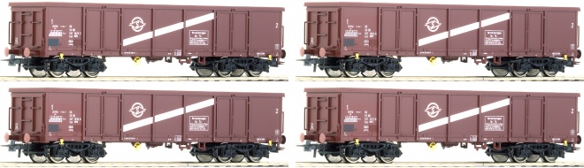 Set of 4 Gondola cars type Eas<br /><a href='images/pictures/Roco/60037.jpg' target='_blank'>Full size image</a>